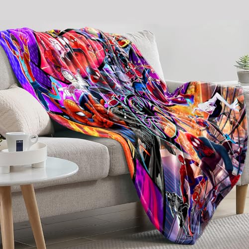 Papeno Hero Flannel Throw Blanket, Soft Blanket for Bed Couch Sofa, Lightweight Travel Blanket for Car, Breathable Air-Conditioning Blanket 40x50 Inches-2