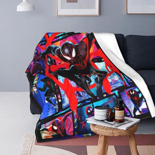 Papeno Hero Flannel Throw Blanket, Soft Cozy Blanket for Bed Couch Sofa, Lightweight Travel Blanket for Car, Breathable Air-Conditioning Blanket 40x50 Inches-3