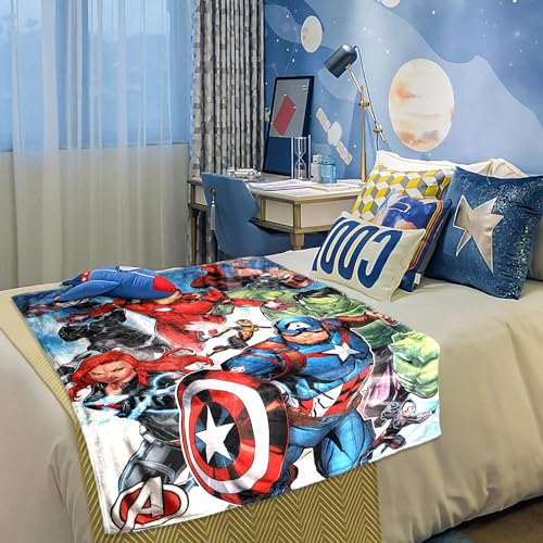 Throw Blanket Measures 60 x 50 inches, Ultra Soft Flannel Fleece Throw Blanket for Kids Bedding (Muticolor)