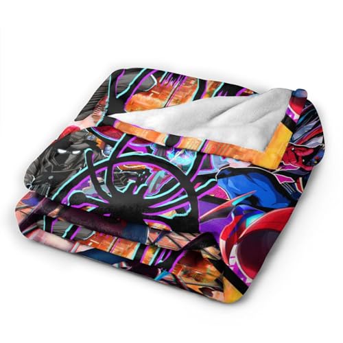 Papeno Hero Flannel Throw Blanket, Soft Blanket for Bed Couch Sofa, Lightweight Travel Blanket for Car, Breathable Air-Conditioning Blanket 40x50 Inches-2
