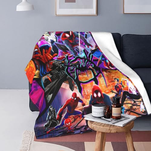 Papeno Hero Flannel Throw Blanket, Soft Blanket for Bed Couch Sofa, Lightweight Travel Blanket for Car, Breathable Air-Conditioning Blanket 40x50 Inches-2