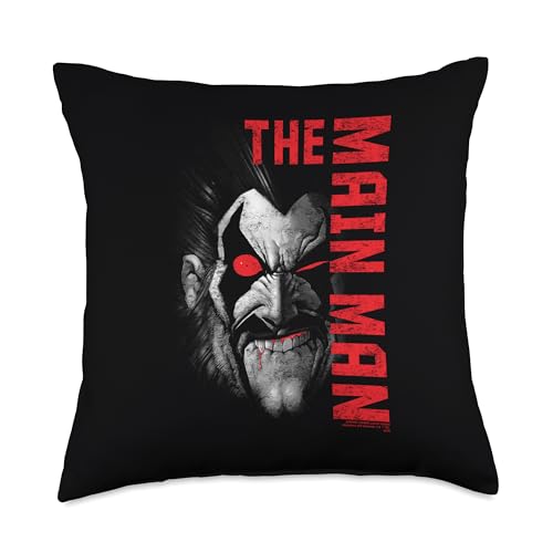 DC Comics Lobo Main Man Throw Pillow, 18x18, Multicolor