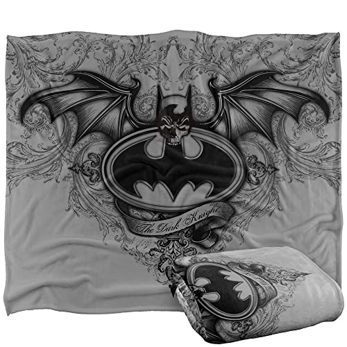 Batman Winged Logo Officially Licensed Silky Touch Super Soft Throw Blanket 50" x 60"