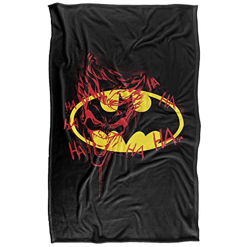 Batman Joker Graffiti Silky Touch Super Soft Throw Blanket 36" x 58",Joker Graffiti