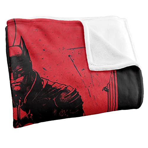 The Batman (2022) Blanket, Jim Lee Art Silky Touch Super Soft Throw Blanket 50" x 60"