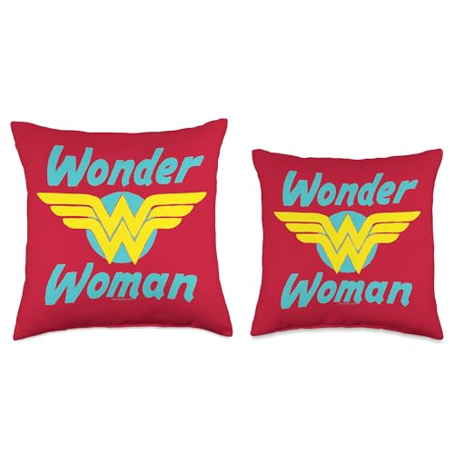 Wonder Woman Wonder Wings Throw Pillow, 16x16, Multicolor