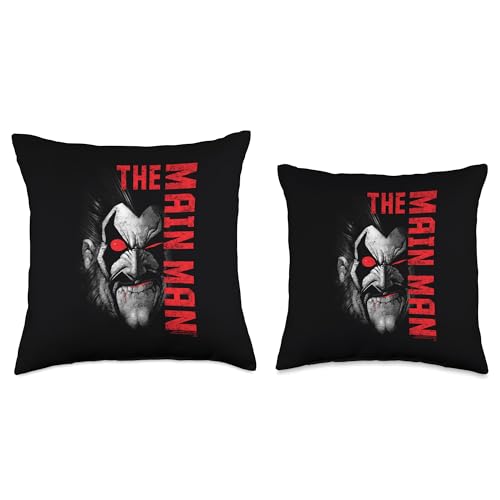 DC Comics Lobo Main Man Throw Pillow, 18x18, Multicolor