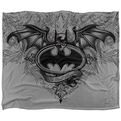 Batman Winged Logo Officially Licensed Silky Touch Super Soft Throw Blanket 50" x 60"