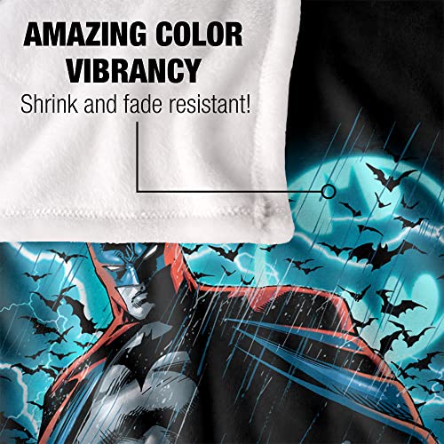 Batman Stormy Knight Silky Touch Super Soft Throw Blanket 36" x 58",Stormy Knight