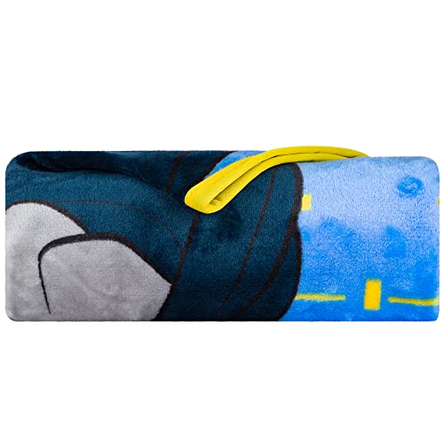 Franco Kids Bedding Super Soft Plush Decorative Pillow and Throw Set, 40 in x 50 in, Batman