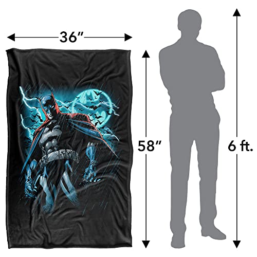 Batman Stormy Knight Silky Touch Super Soft Throw Blanket 36" x 58",Stormy Knight