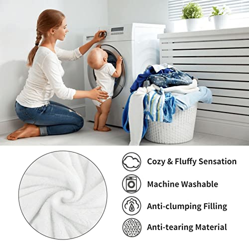 Throw Blanket Soft Plush Blanket for Couch Car Bed Blanket Flannel Soft Cozy 50"x 40"