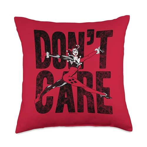 Harley Quinn Care Throw Pillow, 18x18, Multicolor