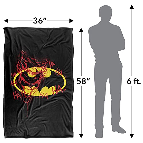 Batman Joker Graffiti Silky Touch Super Soft Throw Blanket 36" x 58",Joker Graffiti
