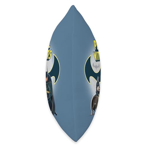 DC Comics DC League of Super-Pets We Don't Play Well with Others Throw Pillow, 18x18, Multicolor