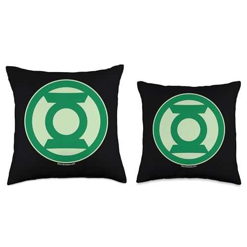 Green Lantern Green Symbol Throw Pillow, 16x16, Multicolor