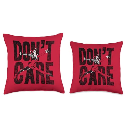 Harley Quinn Care Throw Pillow, 18x18, Multicolor