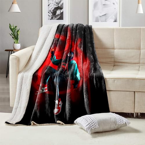 Cool Hero Flannel Fleece Blanket Super Soft Throw Blanket Cozy Bed Blanket for Home/Chair/Car/Sofa (50"x40", Red)