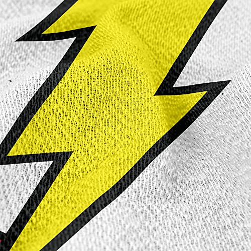 LOGOVISION Flash Blanket, 50"x60" The Flash Action Logo Woven Tapestry Cotton Blend Fringed Throw
