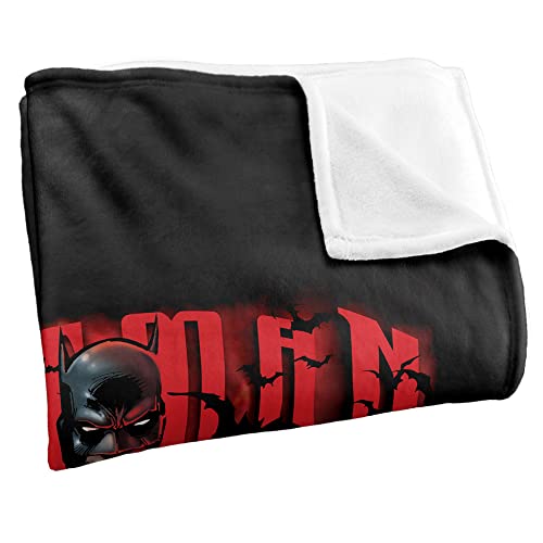 Batman Red Knight Silky Touch Super Soft Throw Blanket 36" x 58",Red Knight