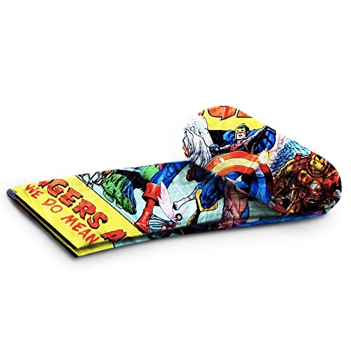 Bazillion Dreams Marvel Avengers Assemble Fleece Softest Comfy Throw Blanket for Adults & Kids| Measures 60 x 45 Inches