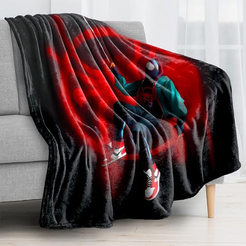 Cool Hero Flannel Fleece Blanket Super Soft Throw Blanket Cozy Bed Blanket for Home/Chair/Car/Sofa (50"x40", Red)