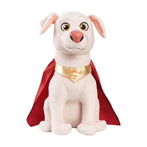 DC Super Pets SUPERMAN and KRYPTO Superdog Companion 2-Pack Plush 12-inch Stuffed Toys, Kids Toys for Ages 3 Up by Just Play