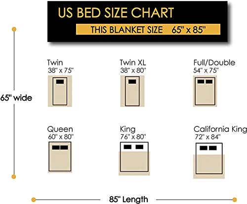 QISU Alpaca Wool Blanket Throw | Large, Beautiful, Warm, Stripe | 85 x 65 inches | Ultra-Soft, Hypoallergenic and Breathable | Non-Itchy or Scratchy Fabric (Blue White Stripe), Queen