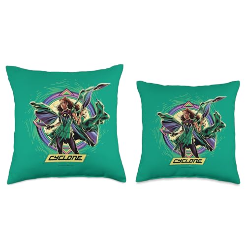 DC Comics Black Adam Cyclone Throw Pillow, 18x18, Multicolor