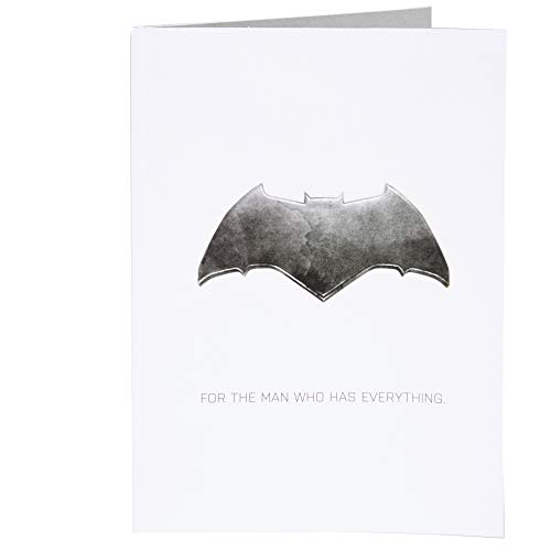 DC Comics Batman Batmobile Pop-Up Greeting Card for Men, All Occasions - Blank Inside - Fathers Day, Birthday Card Gift for Husband, Dad - 5 x 7 inches
