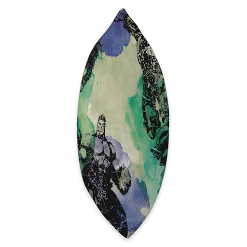 Marvel Incredible Hulk Bruce Banner Green Watercolor Throw Pillow, 18x18, Multicolor