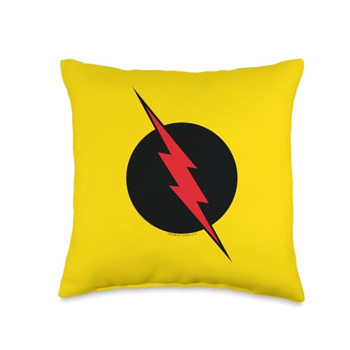 The Flash Reverse Throw Pillow, 16x16, Multicolor