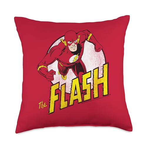 The Flash Throw Pillow, 18x18, Multicolor