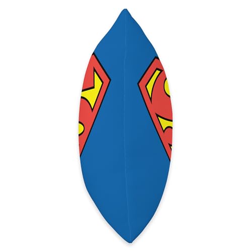 Superman Classic Logo Shield Throw Pillow, 16x16, Multicolor