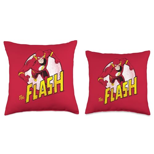 The Flash Throw Pillow, 18x18, Multicolor
