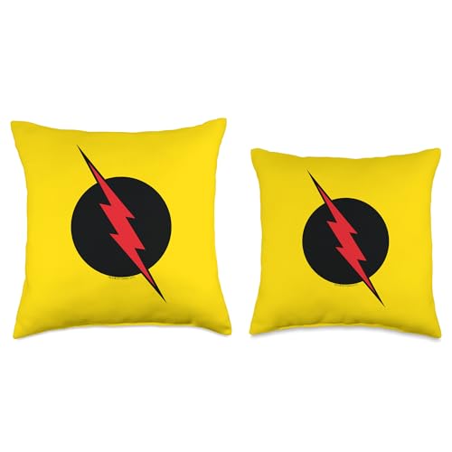 The Flash Reverse Throw Pillow, 16x16, Multicolor