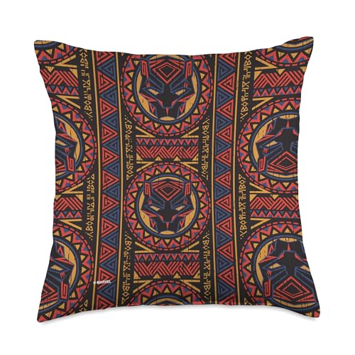 Marvel Black Panther Wakanda Print Throw Pillow, 18x18, Multicolor