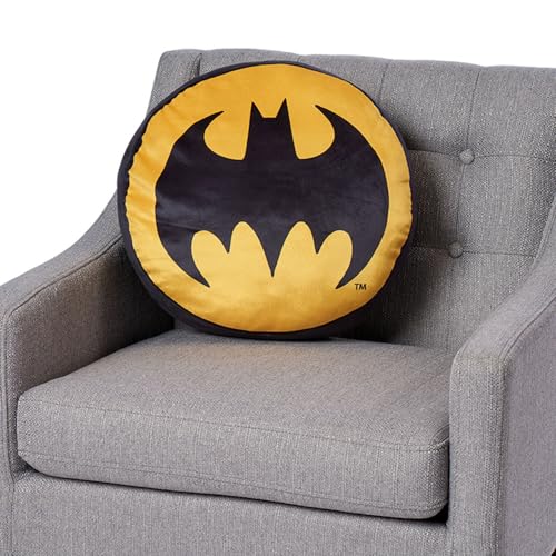 Northwest DC-Batman Cloud Throw Pillow, 15", Bat Signal
