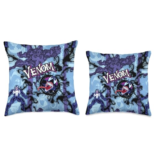 Marvel Venom Eddie Brock Symbiote Print Throw Pillow, 18x18, Multicolor