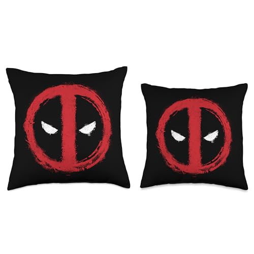 Marvel Spray Paint Deadpool Icon Throw Pillow, 18x18, Multicolor