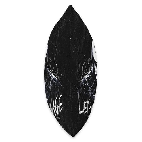 Marvel Venom: Let There Be Carnage Eddie Brock Black Throw Pillow, 18x18, Multicolor