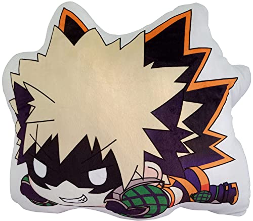 Luckbanjie 13.7 INCH MHA Bakugou Katsuki Plush Throw Pillow Anime Plushies Bakugo Pillows Cushion Sofa Home Decor