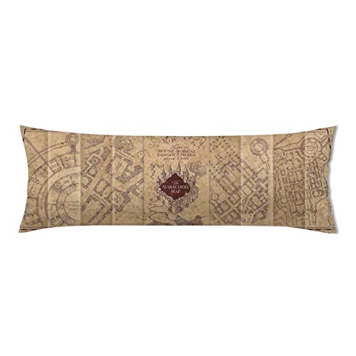 JJoias Anime Map Body Pillow Cases Double Printed Decorative Long Pillowcase Cushion Covers Decor with Hidden Zipper