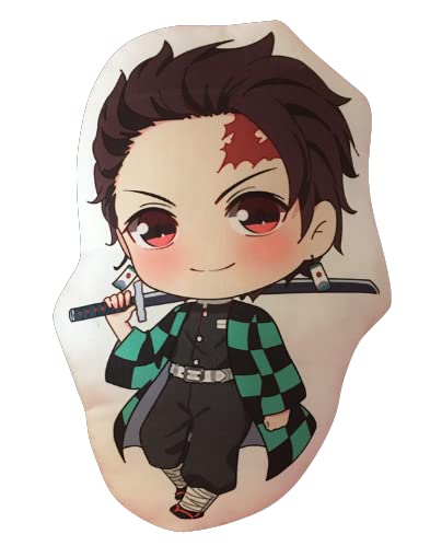 12.5" Demon Slayer Plush Pillow Kamado Nezuko Throw Pillows, Anime Cartoon Plushie Doll Toy Decoration Cushion 32cm (12.5 Inch, Tanjirou)