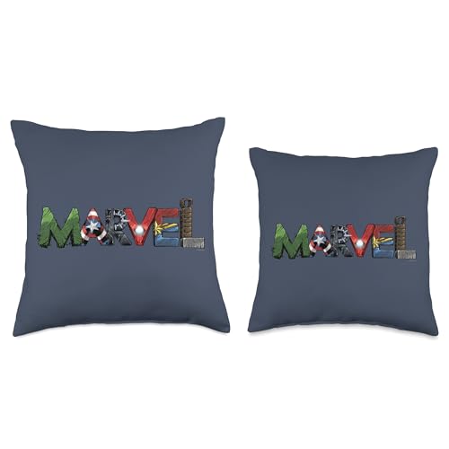 Marvel Avengers Logo Mashup Throw Pillow, 18x18, Multicolor
