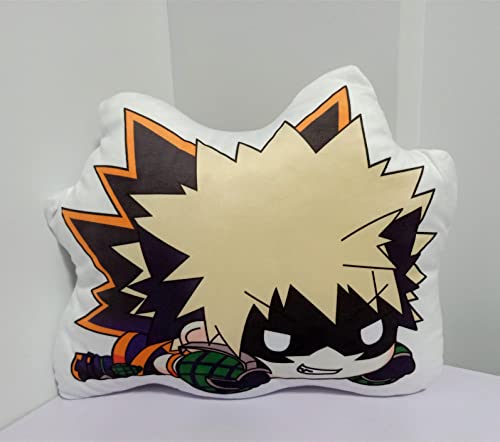 Luckbanjie 13.7 INCH MHA Bakugou Katsuki Plush Throw Pillow Anime Plushies Bakugo Pillows Cushion Sofa Home Decor