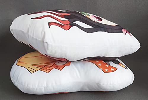 12.5" Demon Slayer Plush Pillow Kamado Nezuko Throw Pillows, Anime Cartoon Plushie Doll Toy Decoration Cushion 32cm (12.5 Inch, Tanjirou)