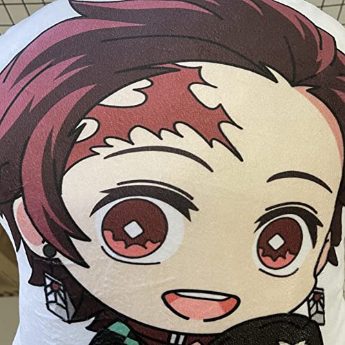 12.5" Demon Slayer Plush Pillow Kamado Nezuko Throw Pillows, Anime Cartoon Plushie Doll Toy Decoration Cushion 32cm (12.5 Inch, Tanjirou)