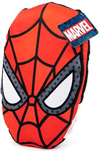 Jay Franco Marvel Avengers Spiderman Pop Decorative Pillow - Super Soft Throw Plush Pillow - Measures 15 Inches (Official Marvel Product)