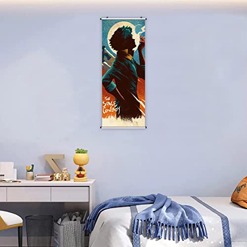 MayMay Anime Poster Scroll Fabric Printing Poster,Japanese Game Hanging Wall Art Room Decor,39.3x15.7inch(100x40cm)